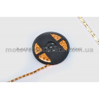 Лента светодиодная SMD 3528   (желтая, влагостойкая, 60 крист/1м, бухта 5м), шт