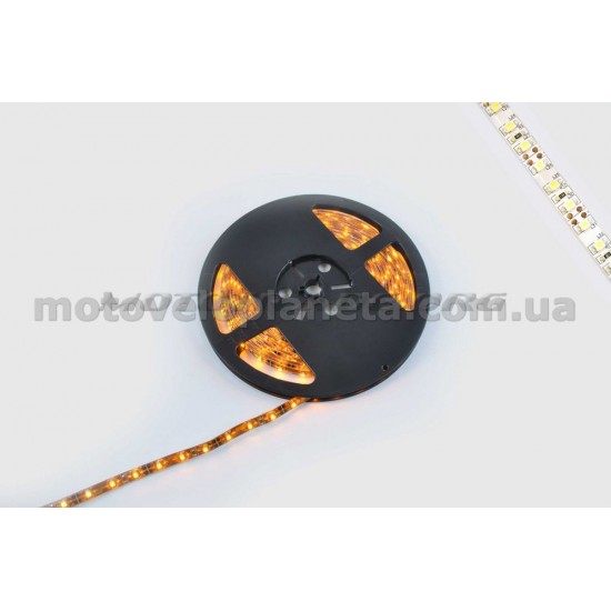 Лента светодиодная SMD 3528   (желтая, влагостойкая, 60 крист/1м, бухта 5м), шт