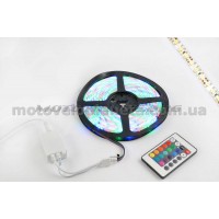 Лента светодиодная SMD 3528   (RGB, влагостойкая, 60 крист/1м, бухта 5м)  (+ RGB-контроллер), шт