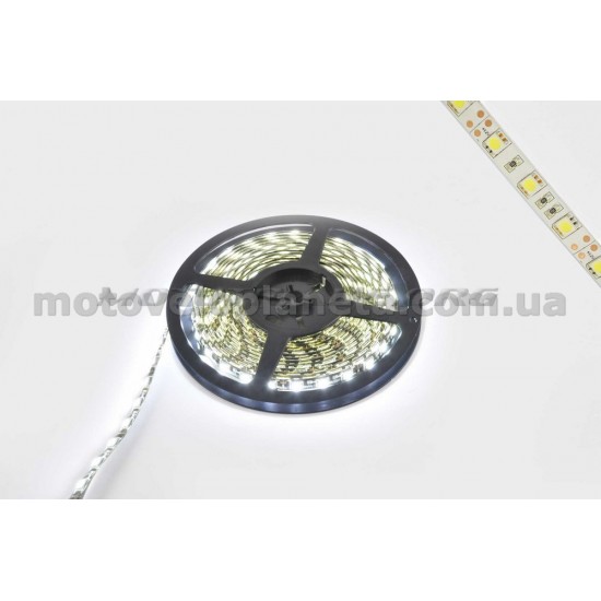 Лента светодиодная SMD 5050   (белая, влагостойкая, 60 крист/1м, бухта 5м), шт