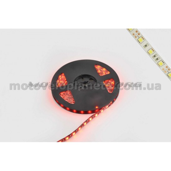 Лента светодиодная SMD 5050   (красная, влагостойкая, 60 крист/1м, бухта 5м), шт