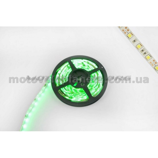 Лента светодиодная SMD 5050   (зеленая, влагостойкая, 60 крист/1м, бухта 5м), шт