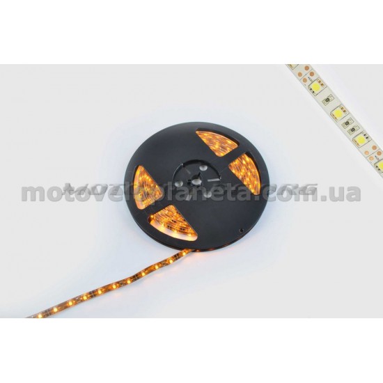 Лента светодиодная SMD 5050   (желтая, влагостойкая, 60 крист/1м, бухта 5м), шт