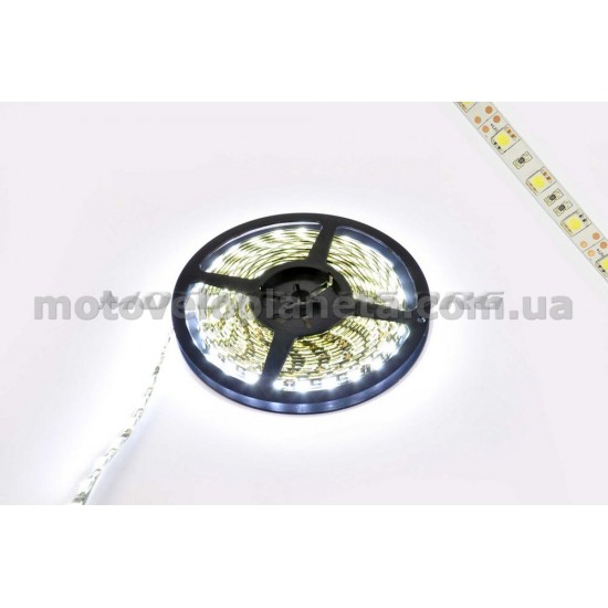 Лента светодиодная SMD 5050   (белая, влагостойкая, 30 крист/1м, бухта 5м), шт