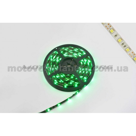 Лента светодиодная SMD 5050   (зеленая, влагостойкая, 30 крист/1м, бухта 5м), шт