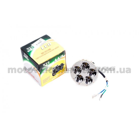 Модуль светодиодный   (5 диодов, RGB-подсветка, Ø80mm)   GJCT, шт