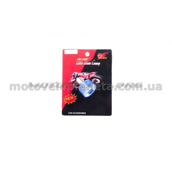 Лампа S25 (двухконтактная)   12V 80V   (стоп, габарит) (синяя, mod:JC-721)   JCAA, шт