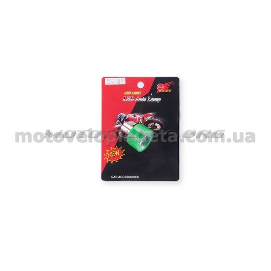 Лампа S25 (двухконтактная)   12V 80V   (стоп, габарит) (зеленая, mod:JC-721)   JCAA, шт