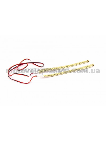Лента светодиодная SMD 3528 (белая, влагостойкая, 27 кристаллов, сверхъяркая, 15 см) PLT, шт Лента светодиодная SMD 3528 (белая, влагостойкая, 27 кристаллов, сверхъяркая, 15 см) PLT, шт