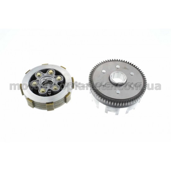 Корзина сцепления (в сборе)   4T CB125   KOMATCU   (mod.A), шт