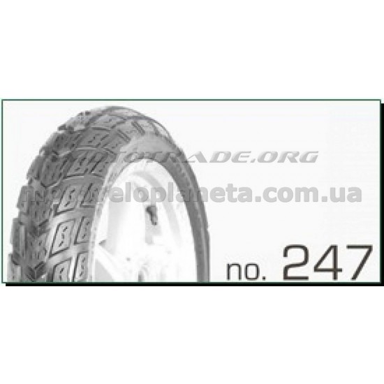 Мотошина   3,50 -10   TL (SWALLOW (Shwalbe) HS-247, бескамерная)   LTK, шт