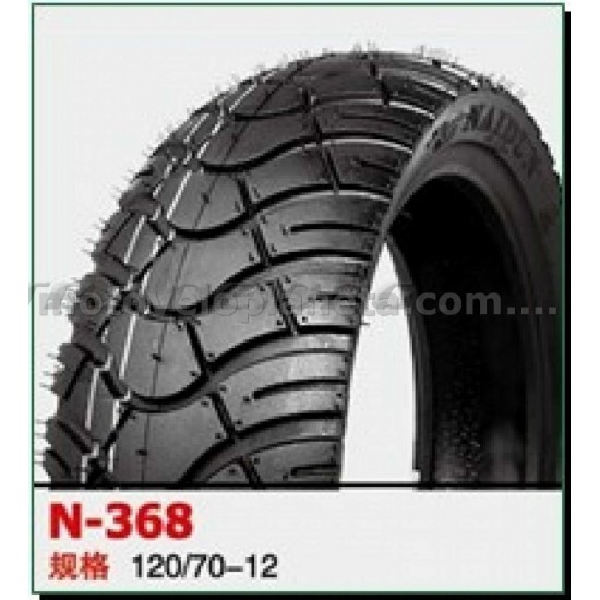 Мотошина   120/70 -12   TL ( N-368  TL  NAIDUN,бескамерная)   LTK, шт