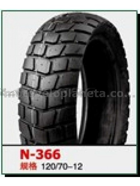 Мотошина   120/70 -12   TL (N-366  TL  NAIDUN,бескамерная)   LTK, шт