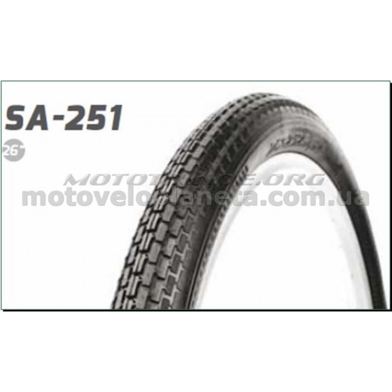 Велосипедная шина   26 * 2,125   (S-251 Blue strip)   Delitire-Индонезия   (#LTK), шт