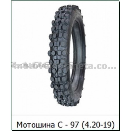 Мотошина   4,20 -19   TT (Петрошина C-97+камера)   LTK, шт