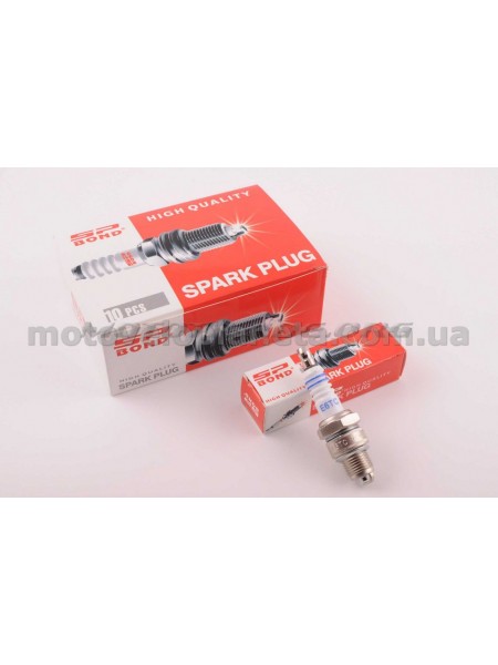 Свеча E6TC M14*1,25 12,7mm (2T скутеры 50-125сс) BOND, шт Свеча E6TC M14*1,25 12,7mm (2T скутеры 50-125сс) BOND, шт