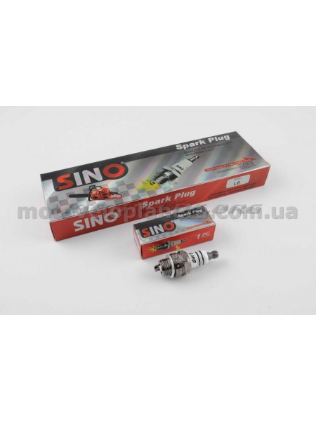 Свеча б/п   L6TC   M14*1,25 9,5mm   SINO 1818, шт