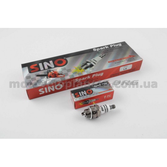 Свеча б/п   L6TC   M14*1,25 9,5mm   SINO 1818, шт