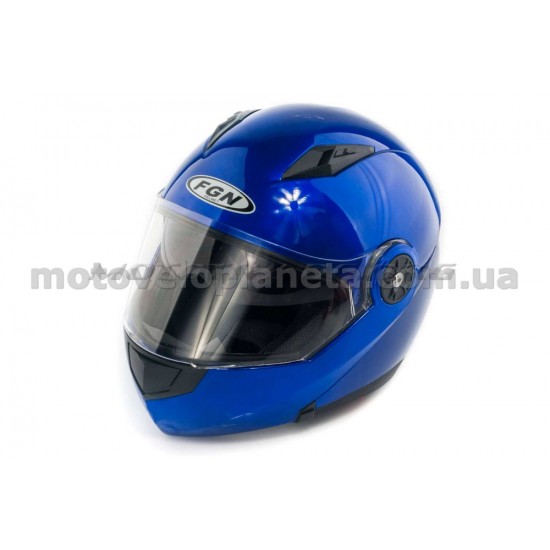 Шлем трансформер   (mod:FX-115) (size:XL, синий)   FGN, шт