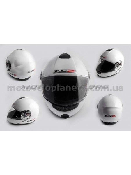 Шлем трансформер (size:M, белый, + солнцезащитные очки) LS-2, шт Шлем трансформер (size:M, белый, + солнцезащитные очки) LS-2, шт