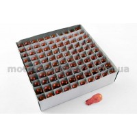 Лампа Т15 (безцокольная)   12V 10W   (поворот, желтая)   FL, шт