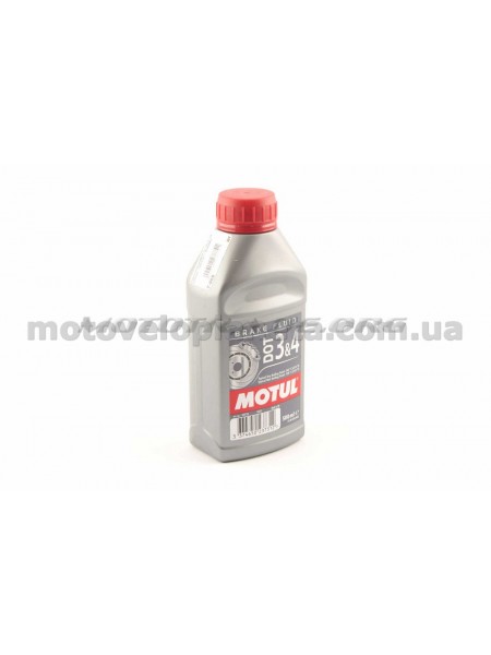 Тормозная жидкость   DOT 3/4   (500мл)   MOTUL   (#102718), шт