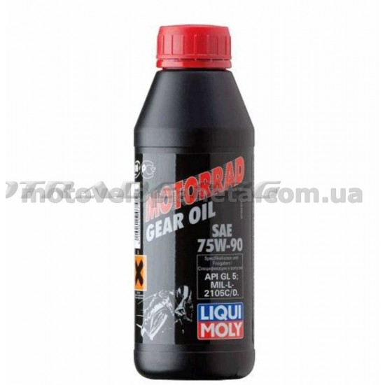 Масло   трансмиссионное, 0,500л   (синтетика, 75W-90, MOTORRAD)   LIQUI MOLY   #7589, шт