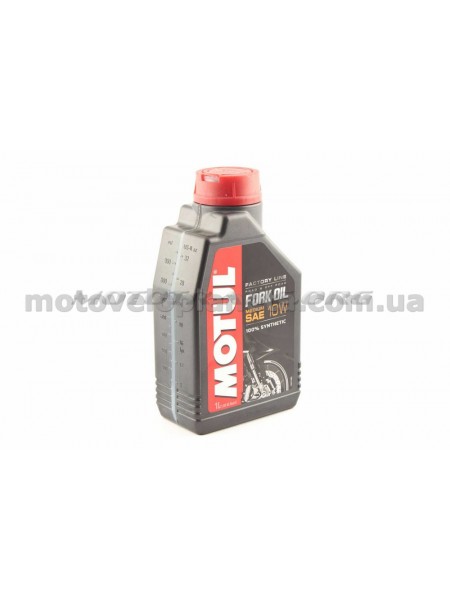 Масло   вилочное, 1л   (синтетика, 10W, Medium, Factory Line)   MOTUL   (#105925), шт