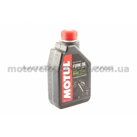 Масло   вилочное, 1л   (полусинтетика, 5W, Expert, Light)   MOTUL   (#105929), шт