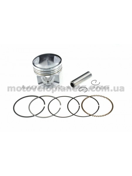 Поршень 4T CB/CG Ø56,50mm, p-15 (125/140cc STD) (в сборе) GONGYU (mod.A), компл. Поршень 4T CB/CG Ø56,50mm, p-15 (125/140cc STD) (в сборе) GONGYU (mod.A), компл.