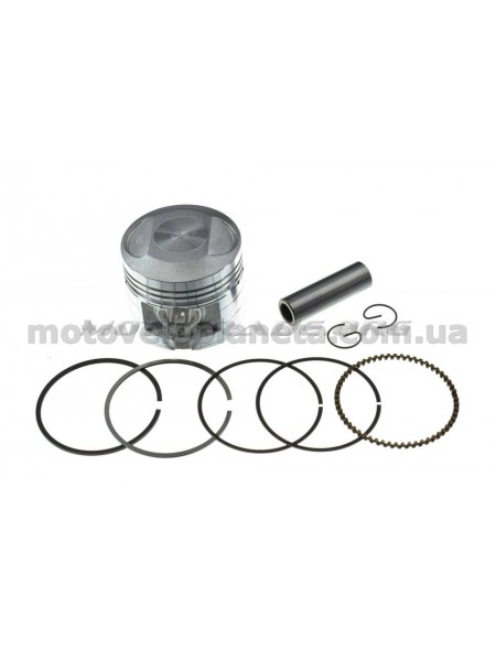 Поршень 4T CB/CG Ø56,50mm, p-15 (125/140cc STD) (в сборе) GONGYU, компл. Поршень 4T CB/CG Ø56,50mm, p-15 (125/140cc STD) (в сборе) GONGYU, компл.