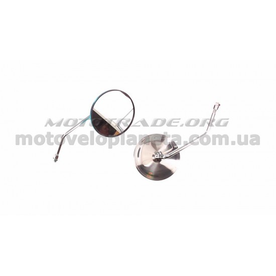 Зеркала   Alpha   (круглые, хром, d-10mm)   KOMATCU   (mod.A), пара