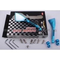 Зеркала   (бирюза, треугольные, алюм., антиблик, переход., инструм.)   CNC, пара