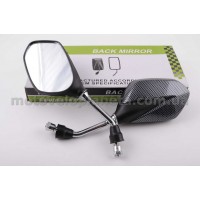 Зеркала   стреловидные   mod:219, 8mm   (карбон)   RED, пара