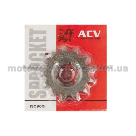 Звезда трансмиссии (передняя)   ЯВА   428-13T   (сталь 20)   ACV, компл.