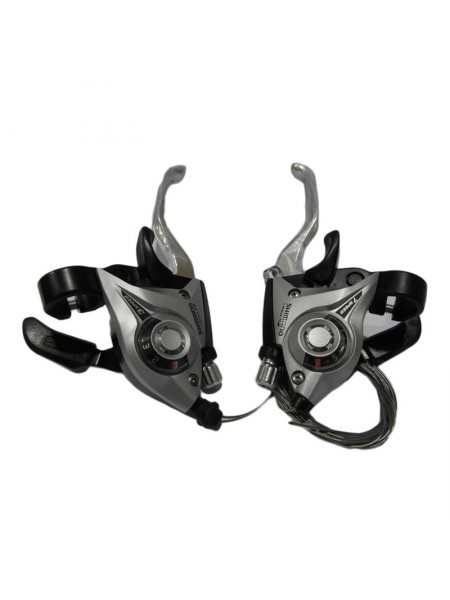 Моноблок (L-3, R-7 скоростей, пара+тросик) под "SHIMANO"ST-EF51, черный (#MVG) 