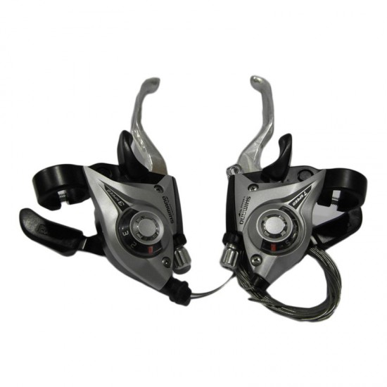 Моноблок (L-3, R-7 скоростей, пара+тросик) под "SHIMANO"ST-EF51, черный (#MVG) 