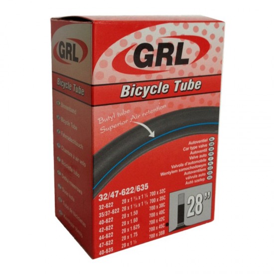 Камера велосипедная 26"х1.75-2.125 "GRL" 
