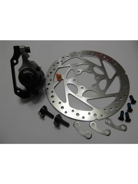 Суппорт тормозной+диск (R160) "SHIMANO" (#MD) 