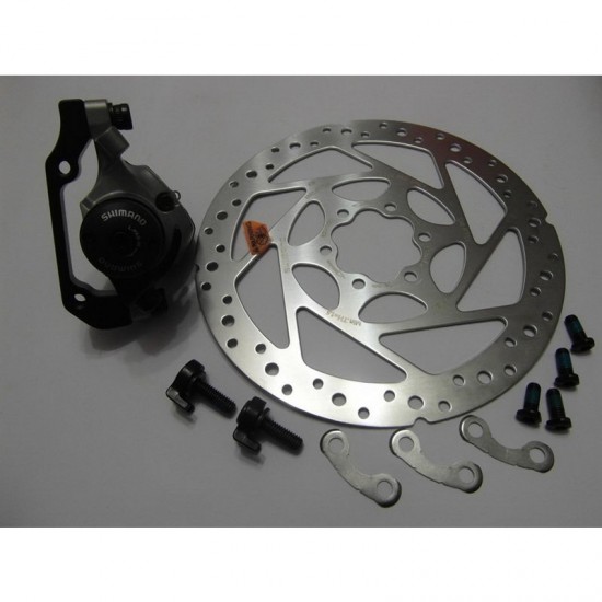 Суппорт тормозной+диск (R160) "SHIMANO" (#MD) 