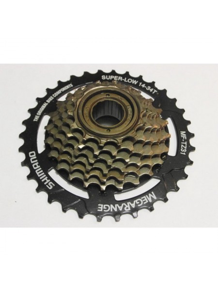 Трещетка задняя "SHIMANO MEGARANGE" (7зв.) (#MD) 