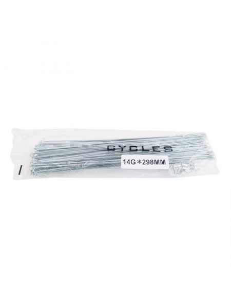 Спицы на переднее колесо Украина 14Gx298 mm CYCLES (уп.100 шт.) 