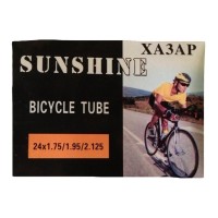 Камера велосипедная 24х1.75/1.95/2.125 "SUNSHINE" 