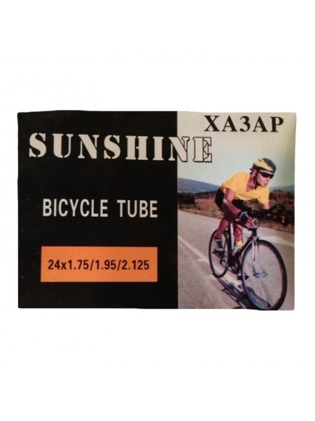 Камера велосипедная 24х1.75/1.95/2.125 "SUNSHINE" 