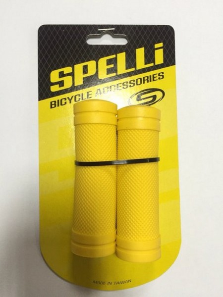 Грипсы велосипедные "SPELLI SBG-660 S" желтый