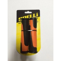 Грипсы велосипедные "SPELLI SBG-6708 L" черно-оранжевый