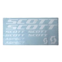 Наклейки вело (набор прозрачные) Scott 39х20см 