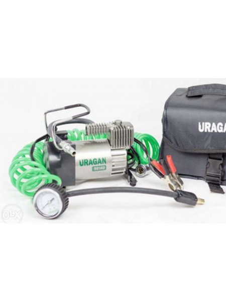 Компрессор URAGAN, 40 л/мин, шланг 5,7 м; mod:90140 