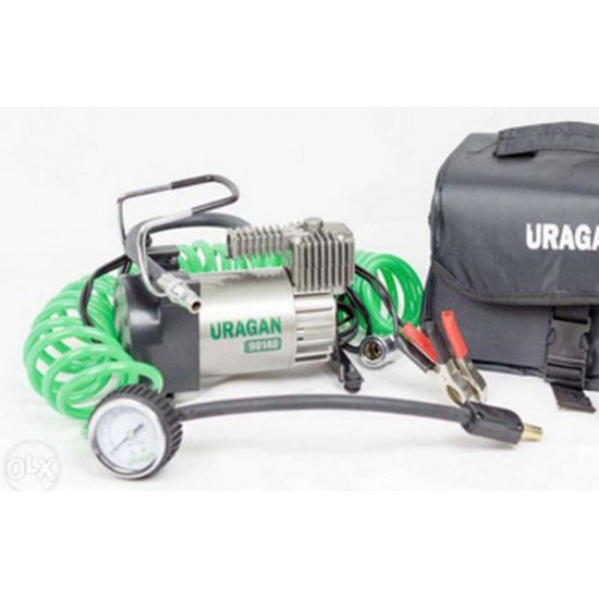 Компрессор URAGAN, 40 л/мин, шланг 5,7 м; mod:90140 