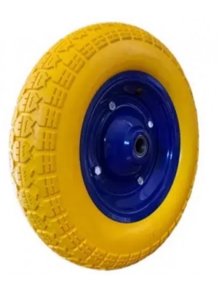 Колесо   3,50 -7   TL   (прессрезина, под ось d-20мм )   (желтое)   MRHD, шт